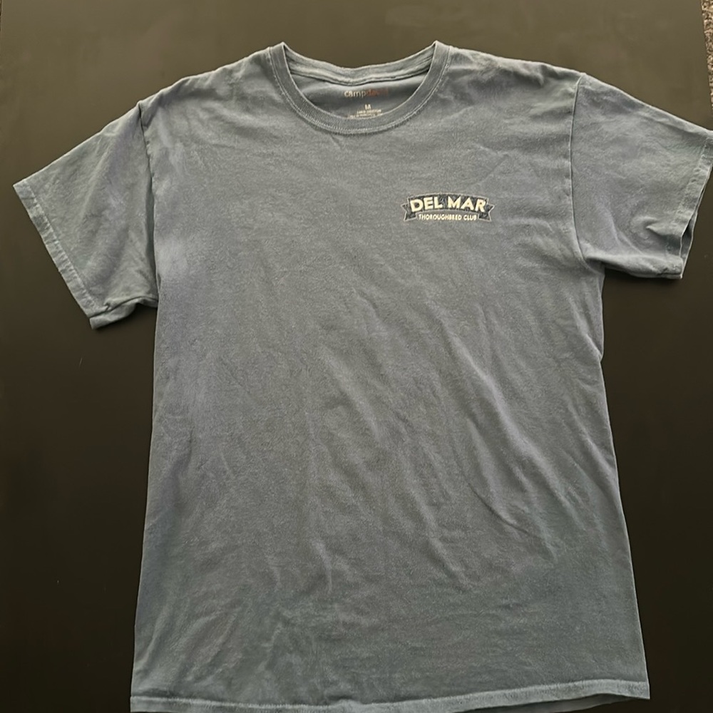 Del Mar Thoroughbred Club T-Shirt Where The Turf Meets The Surf